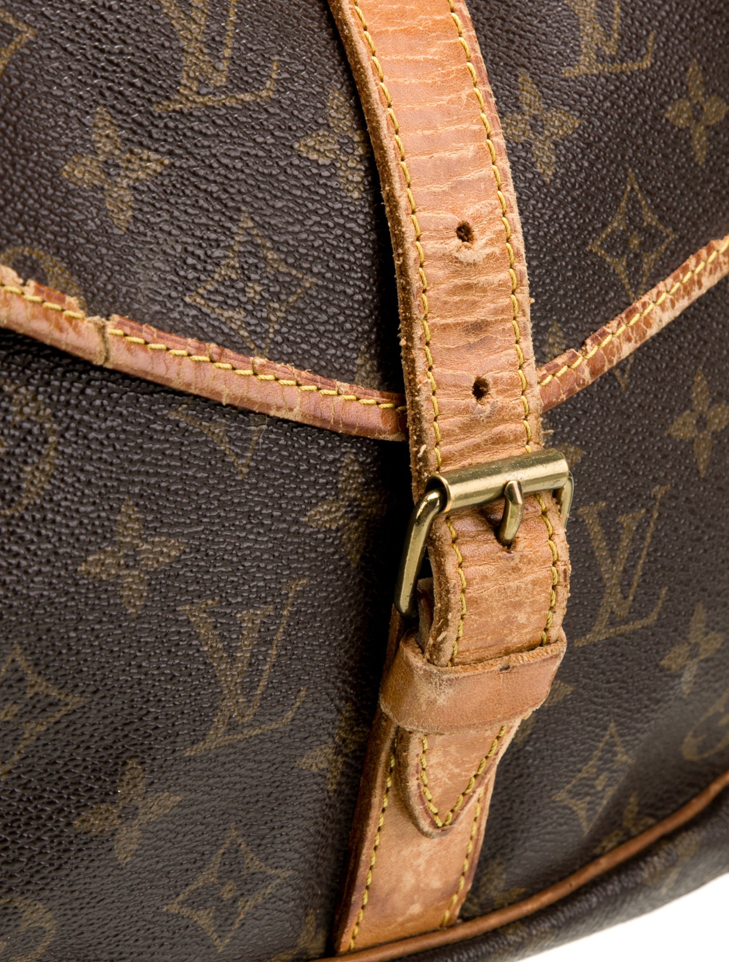 Louis Vuitton Coated Canvas Saumur 30